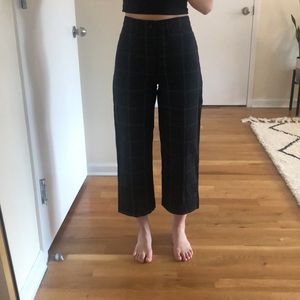 Madewell Slim Wide-Leg Crop Pants